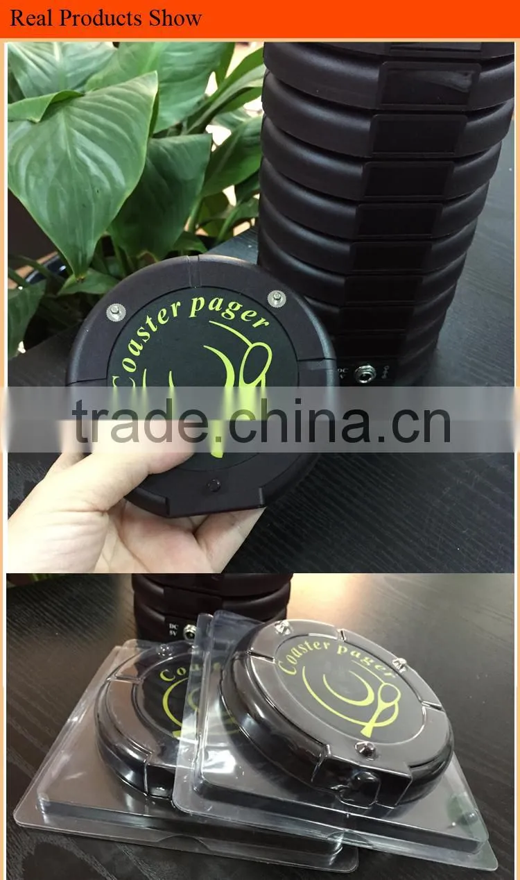CE easy use mini waterproof high quality long signal range restaurant paging system