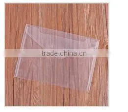 Good quality FC size transparent color PP buckle file pocket