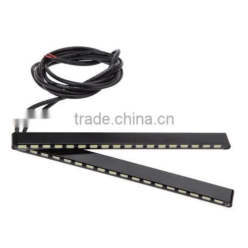2pcs Super Bright 5730 SMD Car 18LEDs Lights DRL Daytime Running Light Bar Fog Driving Lamps Water-resistant IP65