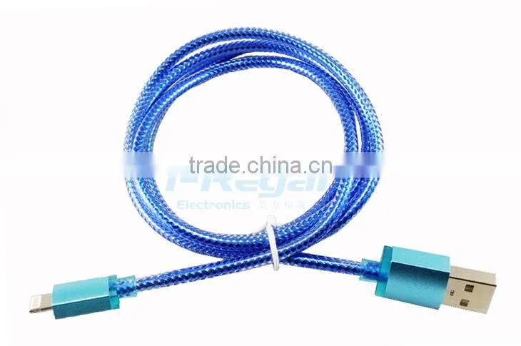 2015 Newest Crystal Perfume usb data charger cable for samsung for iphone 6