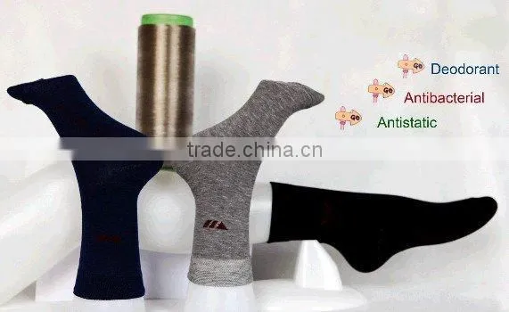 silver fiber diabetic sock for man