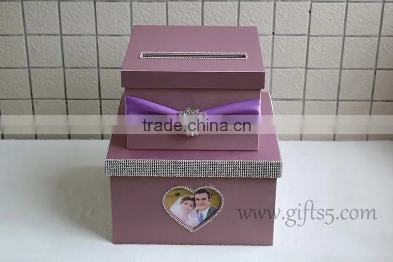 Elegant wedding card box card boxes for wedding wholesale