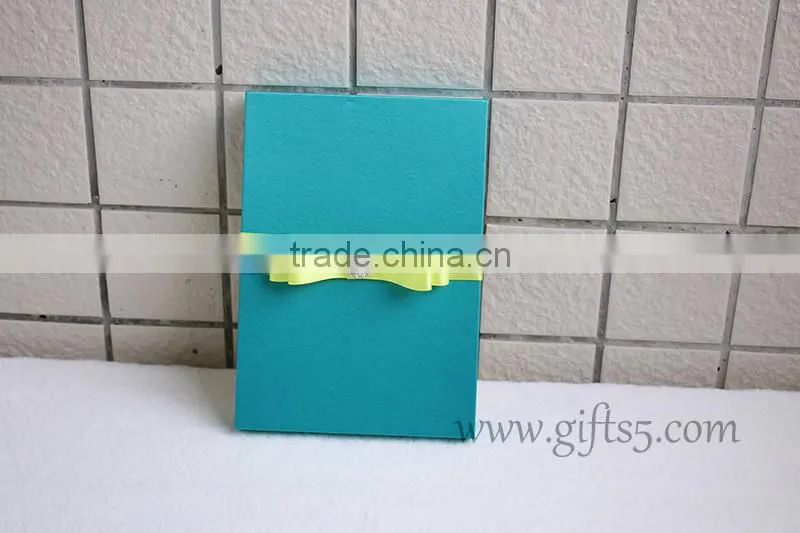 Decorative Blue Wedding Invitation Card box