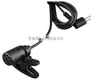 Clip-on Style Conference Microphone Used Lapel microphone , Omni-directional Electret Condenser Stereo 3.5mm Microphone