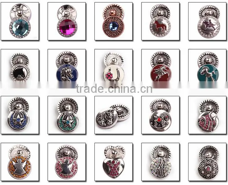 Fashion Free Replacement and Matching European Style Metal Snap Fastener