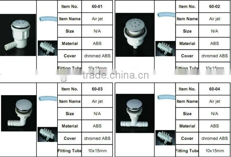 hydromassage whirlpool components