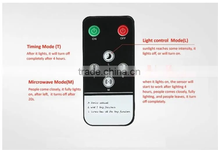 6w led apple IP65 PIR sensor solar led garden light
