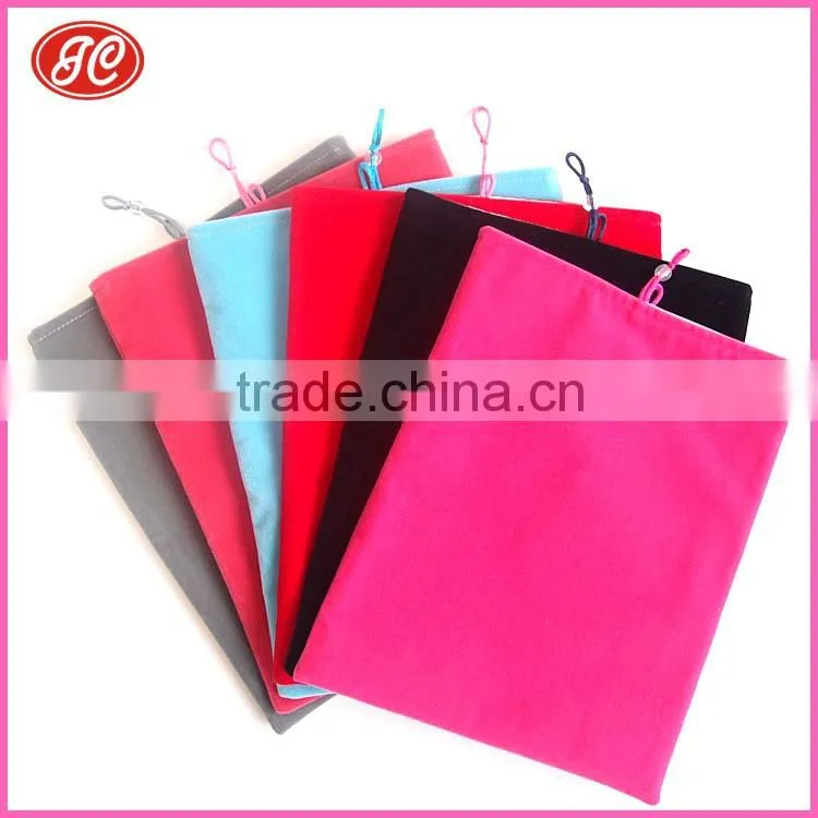 Drawstring velvet pen pouch,jewellery pouch drawstring 2016 glasses pouch