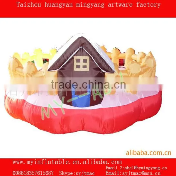Polyeter taffeta new year tree ornaments