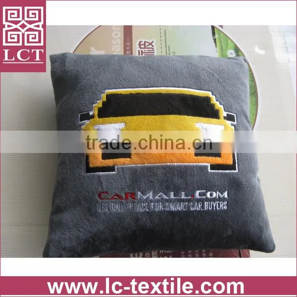 supply the highest cost-effective 100% soft and comfortable cheap pillow with custom logo embroidery for promotion(LCTP0075)
