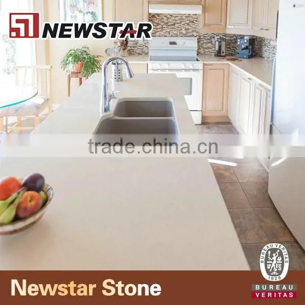 Newstar white quartz counter tops