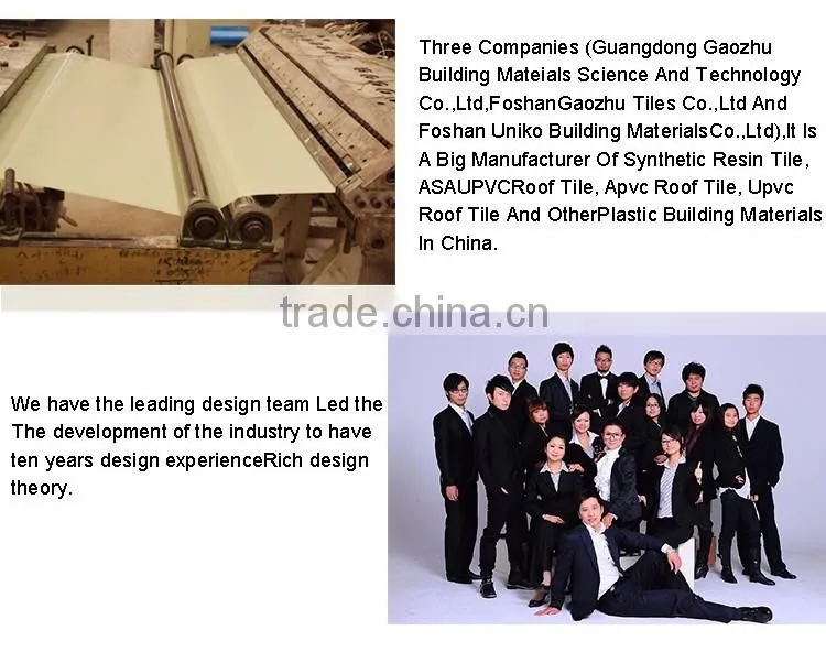 2016 new products long service life building materials cheap roof tiles prices PVC online shopping india