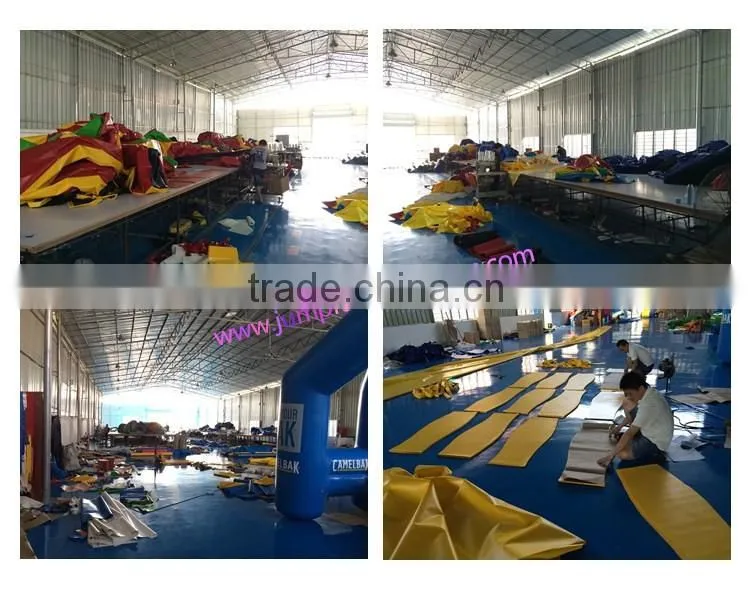 inflatable wet slide jungle, waterslide inflatable JFIS-1196