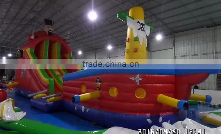 2016 POPULAR PIRATE SHIP INFLATABLE SLIDE CORSAIR
