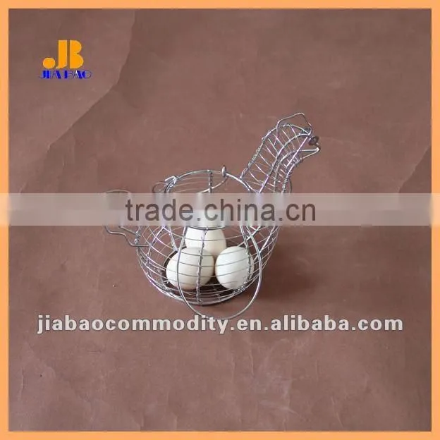 handmade wire egg storage basket