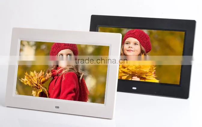 black color tablet usb sd card 10 inch mini wall mount digital photo frame