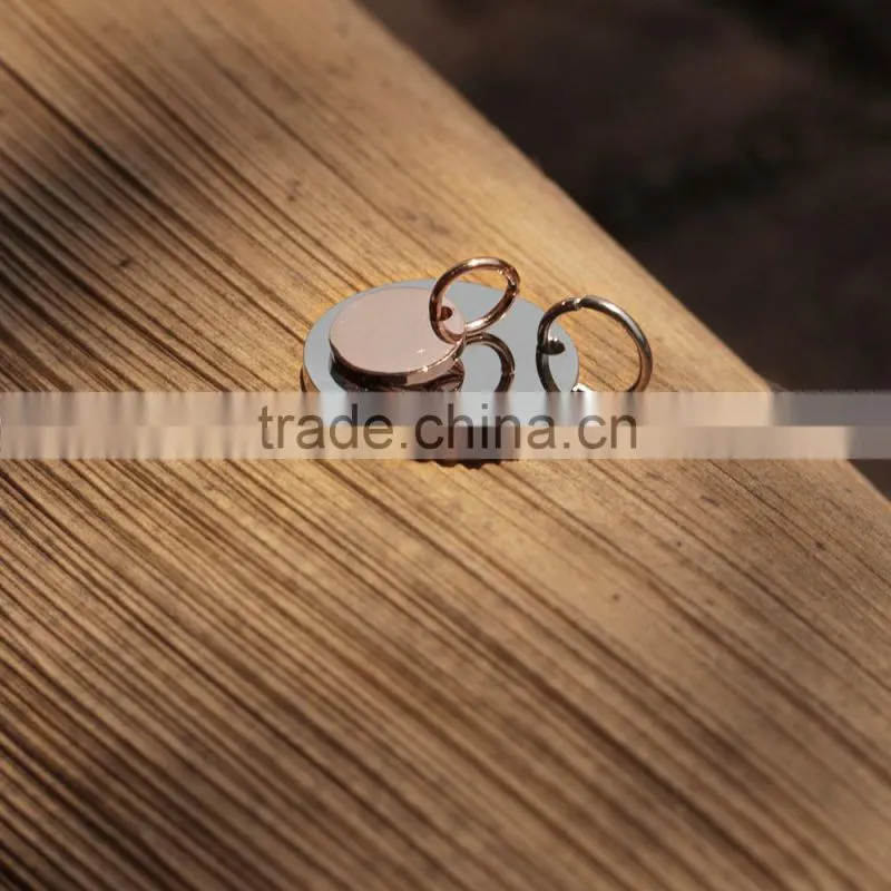 Competitive Advantage Custom Stainless Steel Blank Round Pendant