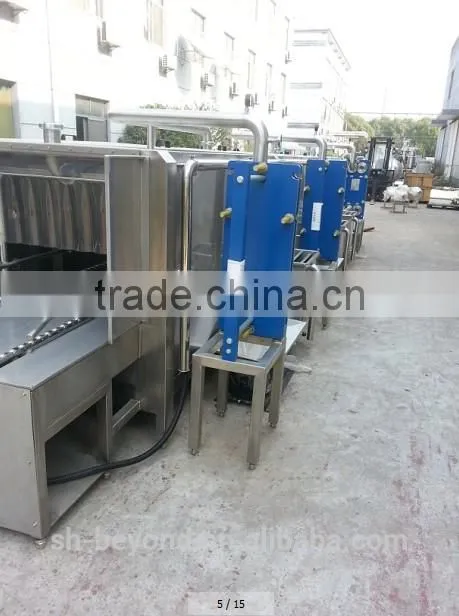 800crates per hour electric heating type Plastic Crates Washing Machine