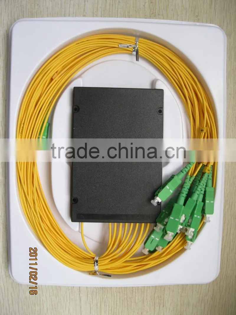 16 way ABS box optical fiber PLC splitter