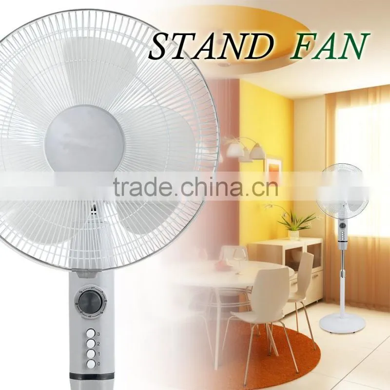 China supplier solar stand fan with battery