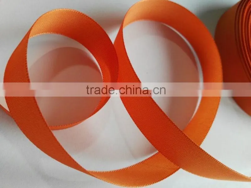 Elegant present packing ribbon,100% polyester plain woven satin ribbon