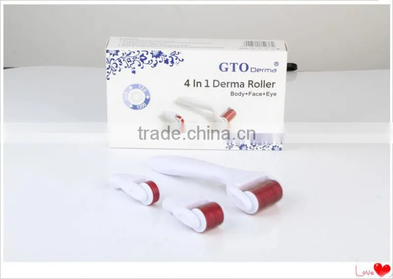 2015 Best selling 4 in 1 derma roller for skin care