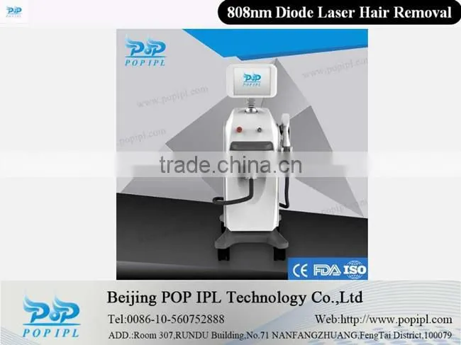 808nm Laser hair removal machine POP IPL IPL machine china 808nm Diode Laser
