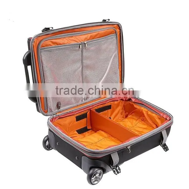 Professional factory cheap fabric/polyester luggage wholesale