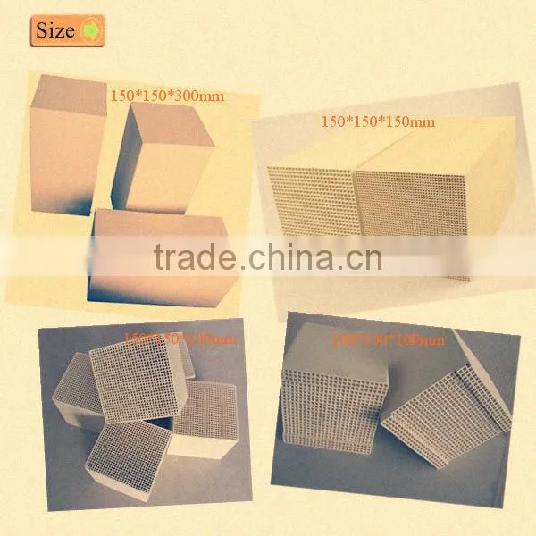 High quality&High temperature Ceramic Monoith, Ceramic Honeycomb Block for RTO/RCO