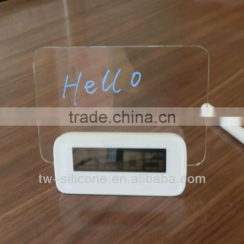 Memo board Digital Alarm Clock with Phone Charrger