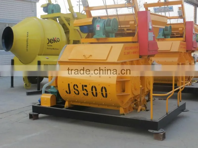 Low price PLC schenider Control HZS25 mini batching plant sold to Algeria
