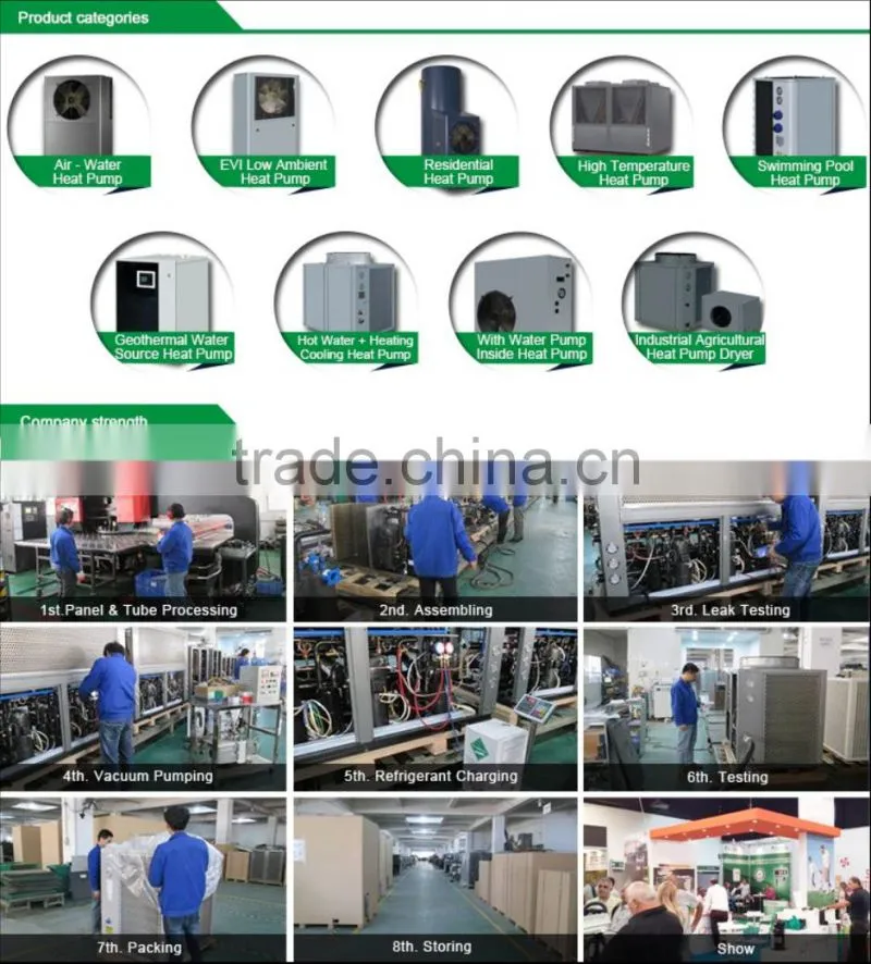 scroll compressor water source heat pump water heater