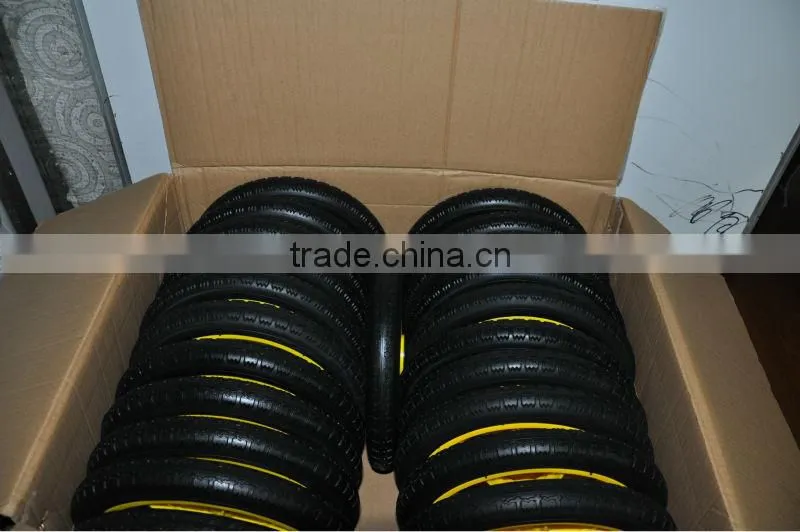 China supplier 16 to 20 inch pneumatic plastic spokewheel bicycle trailer wheel