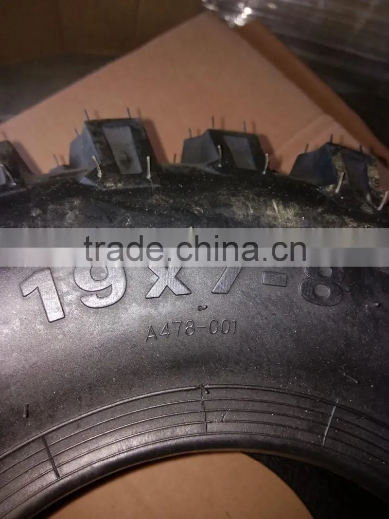 19x7.00-8 snow thrower tires wheel snow blower lawnmower tractor tractor road sweeper wheel grass