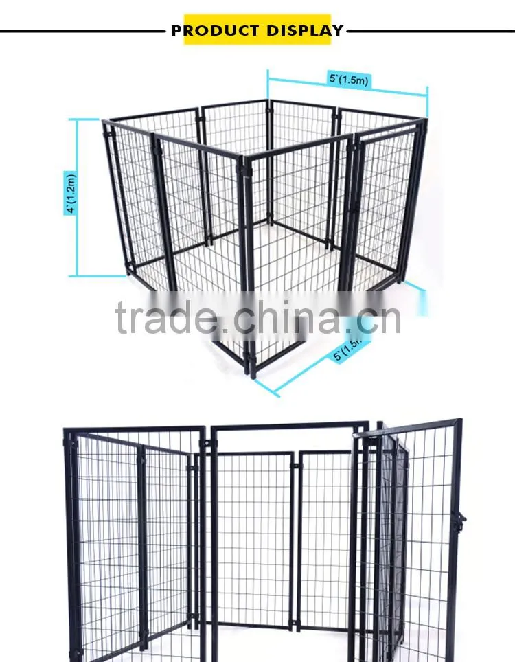 Manufacturer wholesale welded tube Do It Yourself Dog Kennel Pet dog Resort Kennel