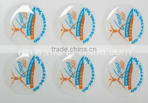 Mini Size Waterproof HF 13.56 MHz rfid crystallized tags on Metals