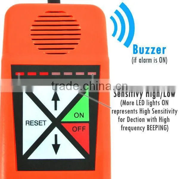 Automatic Microcomputer processor control Tactile Keypad Halogen Gas Leak Analyzers Detector R134a, R12, R22