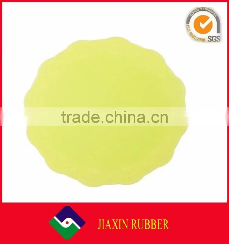 Cheap affordable drink coaster,flexible round silicone cup coaster