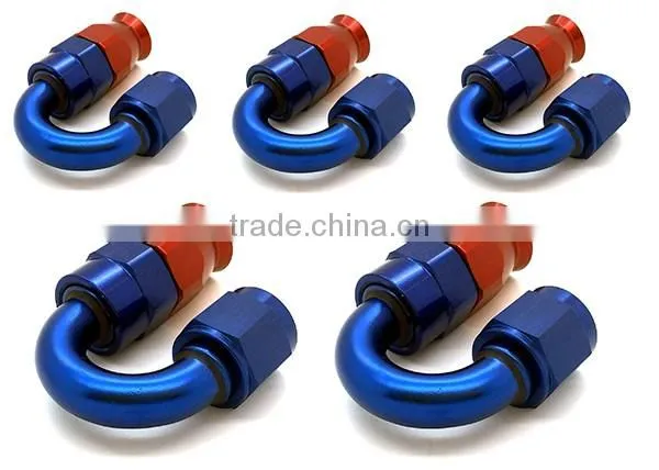 Polished and Anodized Custom High Quality AN8 an hose ends
