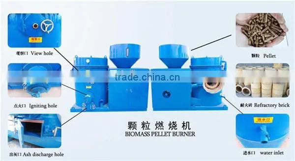 Energy saving wood pellet burner/ sawdust burner used for boiler