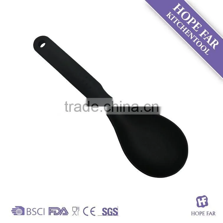 N460-70 Practical 11 pcs black color nylon kitchen utensils set