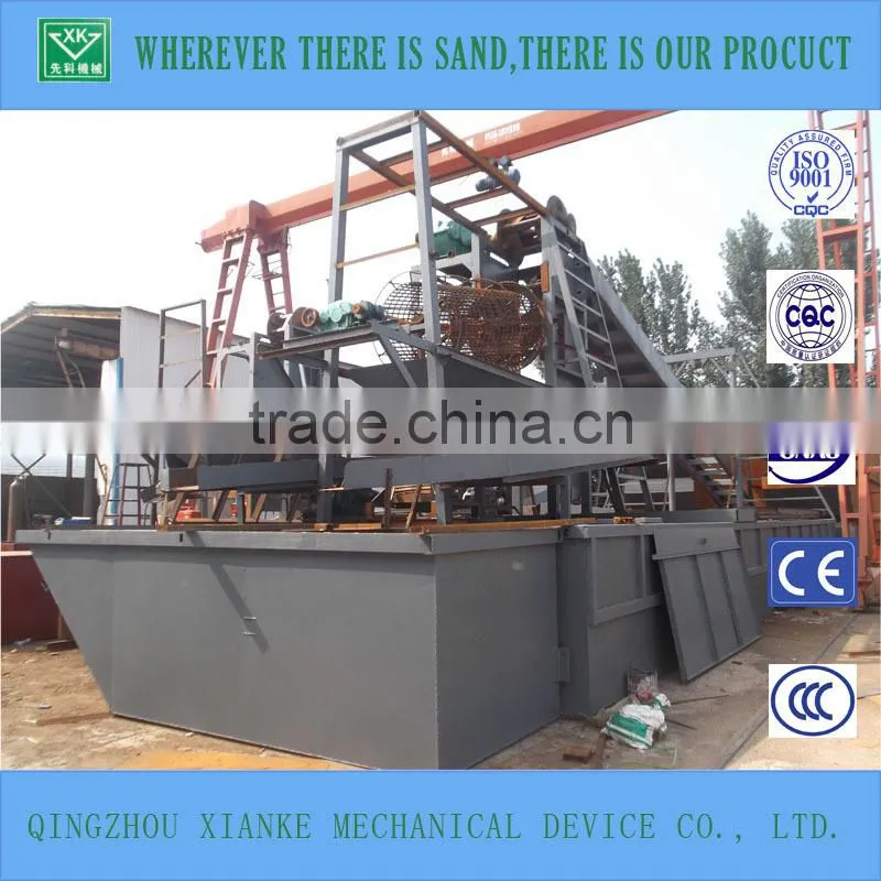 150cbm/h Working Capacity Gold Panning Dredger For Sale
