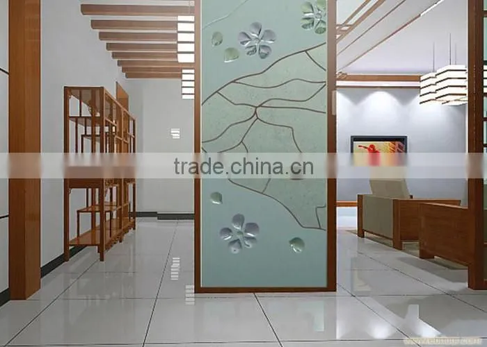 CE Certificated 4-19mm Thick Decorative Back Painted Tempered Glass