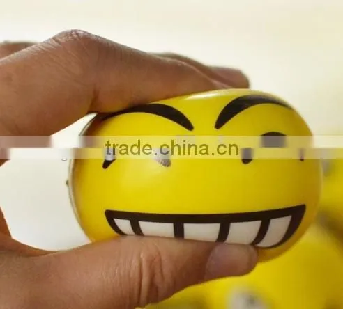 6.3cm 2.5 inch anti stress ball stress pu ball,promotion items for Pharmacy