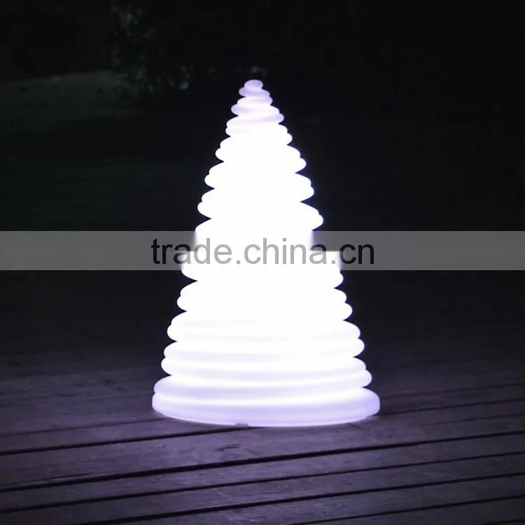 Christmas ornaments LED glowing tower lamp led Christmas tree decorations USB rechargeable used indoor/outdoor