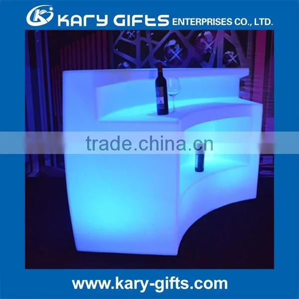 Popular Modern Multi Color Counter Top Bar Led Counter Table for Sale