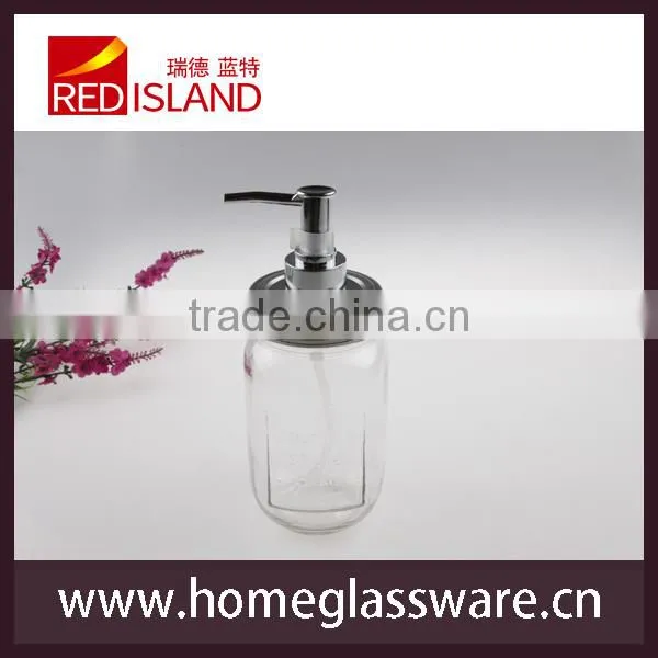 Clear Mason Jar Soap Dispenser with Pump