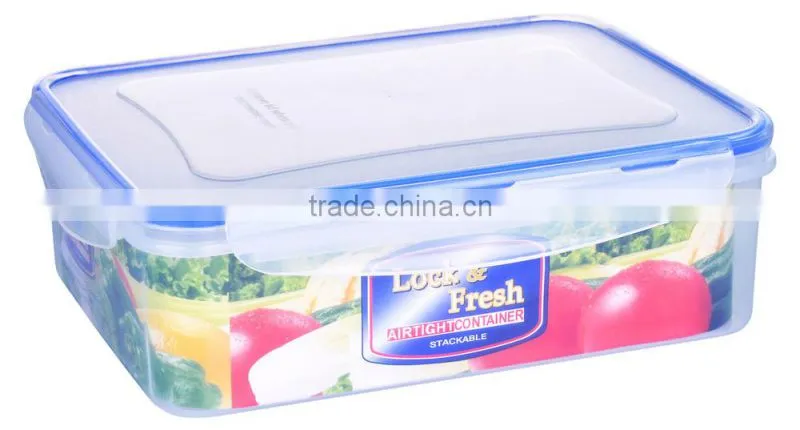2600ml clear plastic vacuum containers/waterproof storage container/sugar container/vacuum seal containers
