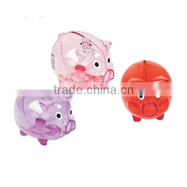 Custom plastic money box