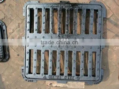 EN124 C250 cast iron gully grate drainage grille